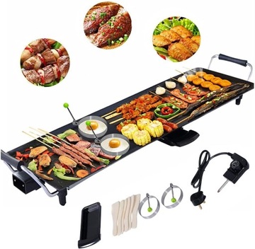 Płyta grillowa Teppanyaki wykonana z aluminium z regulacją temperatury