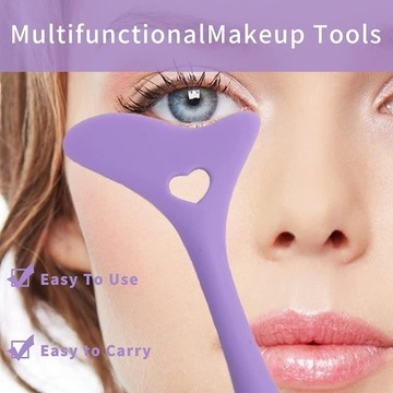 ШАБЛОН ДЛЯ СИЛИКОНОВОЙ ПОДВОДКИ ДЛЯ ГЛАЗ И МАКИЯЖА, 2 ШТ.