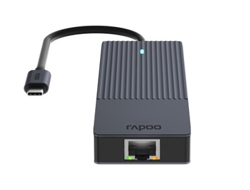 Многопортовый адаптер RAPOO USB C 6в1