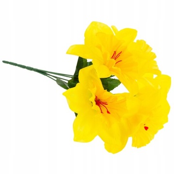 БУКЕТ НАРЦИСТОВ 5ШТ ИСКУССТВЕННЫЕ ДЕКОРАТИВНЫЕ ЦВЕТЫ Нарциссы Нарциссы в букете