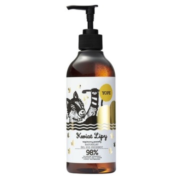 YOPE NATURALNY ŻEL POD PRYSZNIC KWIAT LIPY 400ml