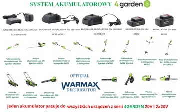 4GARDEN AK202 АККУМУЛЯТОР АККУМУЛЯТОР 20 В 2 Ач 2,0 Ач LI-ION