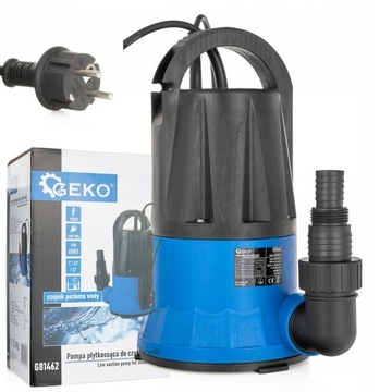 GEKO POMPA ZATAPIALNA DO CZYSTEJ WODY WYŁĄCZNIK ELEKTRODOWY 550W +PŁYWAK
