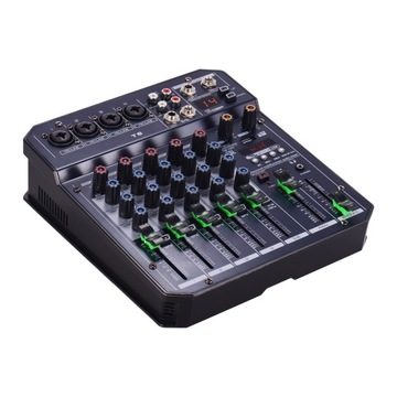 T6 Portable 6-Channel Sound Card Mixing Console