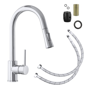 BATERIA KUCHENNA WYLEWKA WYCIĄGANA LIBRA CHROM