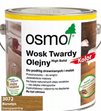 Wosk Twardy Olejny Kolor Bursztyn OSMO 0,125L 3072
