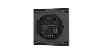 Светодиодный диммер с радиочастотной панелью T18-2(B) поворотный, 1 зона