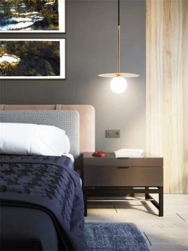 СОВРЕМЕННАЯ ЗОЛОТАЯ ПОДВЕСНАЯ ЛАМПА С БЕЛЫМ СТЕКЛЯННЫМ абажуром