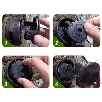 Сменные катушки для триммера для травы BOSCH EASY GRASSCUT, 3 шт.