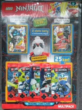 LEGO Ninjago series 5 карточек, 2 пакетика в мультиупаковке