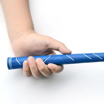 Chwyt golfowy dla dzieci dla początkujących. Wysoka przyczepność w każdych warunkach pogodowych. Niebieski