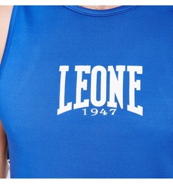 KOSZULKA BOKSERSKA LEONE AMBASSADOR Boxing Tank niebieska rozmiar S