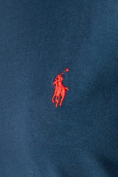 t-shirt polo ralph lauren premium damska koszulka granatowa małe logo