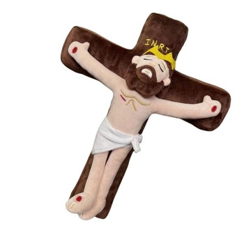 Плюшевая кукла, декоративный декор для спальни, гостиной, забавный 28x11x38 см, Иисус