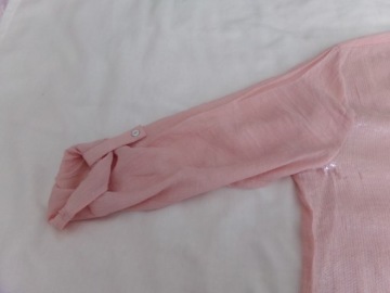 БЛУЗКА VRS R.XL, РУКАВ ПОДВЕРНУТЫЙ, ПАЙЕТКИ