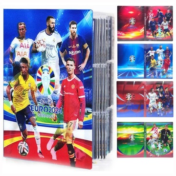DUŻY ALBUM NA KARTY PIŁKARSKIE KOLEKCJONERSKIE EURO 2024 ALBUM NA 432 KART