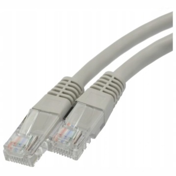 KABEL SIECIOWY PATCHCORD UTP KAT.5E RJ45 LAN 1m