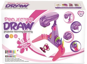 ПРОЕКТОР ЧЕРТЕЖИ ПРОЕКТОР 32 СЛАЙДЫ МАРКЕРЫ РЕГУЛИРОВКА ВЫСОТЫ