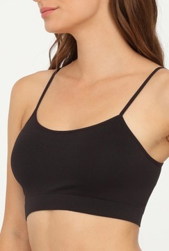 3 ТОНКИХ РЕМЕШКА GATTA TOP, ЧЕРНЫЕ, L