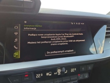 Audi A3 8Y S3 Sportback 2.0 TFSI 310KM 2023 Audi S3 Sportback Audi S3 Sportback S3 Sportback TFSI 310KM S tronic 2.0, zdjęcie 37