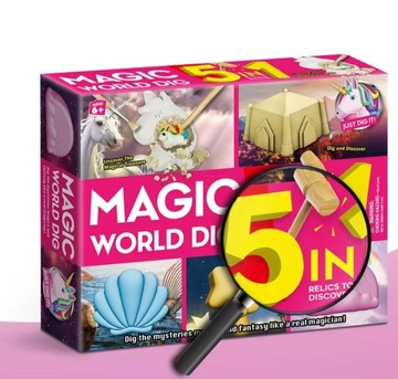 НАБОР «ВОЛШЕБНЫЙ МИР 5 В 1» ИЗ 5 СОКРОВИЩ
