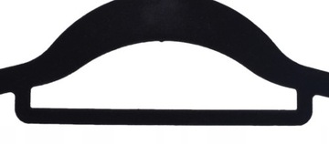 ВЕЛЮРОВЫЕ ВЕШАЛКИ, 3 ШТ., противоскользящие, черные