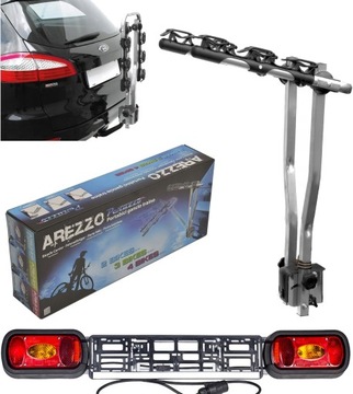 bagażnik rowerowy na hak Peruzzo Arezzo 3 + listwa