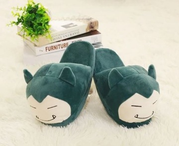 ТАПОЧКИ ЖЕНСКИЕ ДЕТСКИЕ МУЖСКИЕ POKEMON GO ТЕПЛЫЕ ТАПОЧКИ SNORLAX размеры 35-38