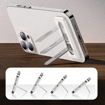 Baseus Складной поворотный держатель для телефона, белый