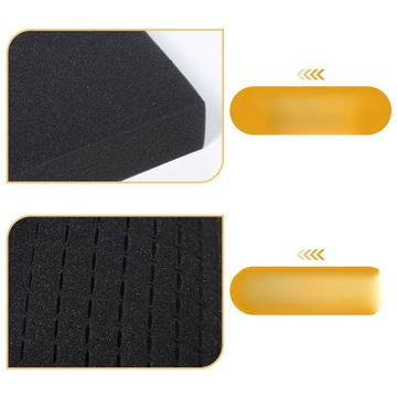 ЯЩИК ДЛЯ ИНСТРУМЕНТОВ ИЗ ТОЛСТОГО ПЕНА, КВАДРАТНЫЕ ВСТАВКИ ДЛЯ РАБОТЫ