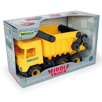 MIDDLE TRUCK WYWROTKA ŻÓŁTA 43 cm WADER 32121