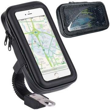 Водонепроницаемая ручка на мотоцикле для телефона Quada Scooter Bicycle 6,3 дюйма