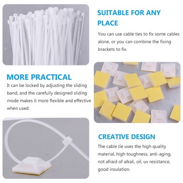 НАСТЕННЫЙ КЛЕЯЩИЙСЯ КАБЕЛЬНЫЙ ДЕРЖАТЕЛЬ КАБЕЛЬНЫЕ Стяжки ЧЕРНЫЙ ЗАМОК