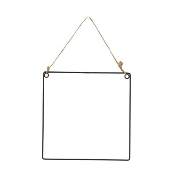 ZAWIESZKA KWADRAT METALOWY 28 CM