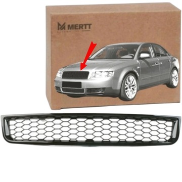 AUDI A4 B6 00-04 MŘÍŽKA PŘEDNÍ MASKA ČERNÁ RS LOOK
