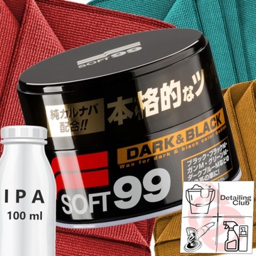 SOFT99 Dark & Black Twardy Wosk Carnauba 300 g