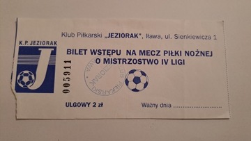 JEZIORAK IŁAWA - IV LIGA