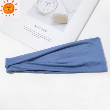 Outdoors Headwrap Solid Color Knot Wide Headb