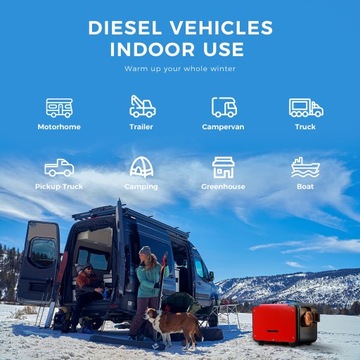 Масляный обогреватель 5 кВт 12 В 24 В 220 В Стояночный обогреватель с Bluetooth