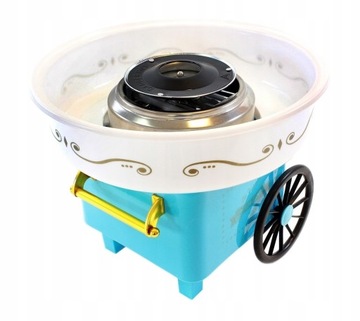 WATA CUKROWA MASZYNA DO WATY CUKROWEJ MIARKA PATYCZKI RETRO DOMOWA