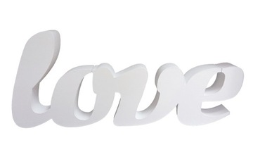 любовная надпись 3D буквы связаны