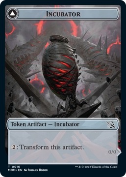 MTG 5x Incubator/ Phyrexian Token