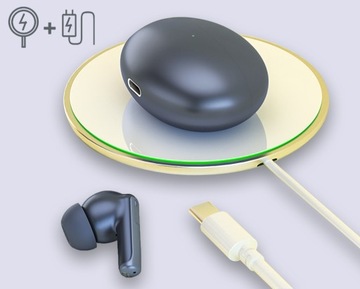 БЕСПРОВОДНЫЕ НАУШНИКИ-ВКЛАДЫШИ ANC + ENC XY-70 С ДВА ВОДОНЕПРОНИЦАЕМЫХ МИКРОФОНОВ