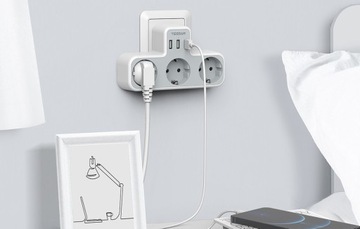 TESSAN белая настенная USB-полоска