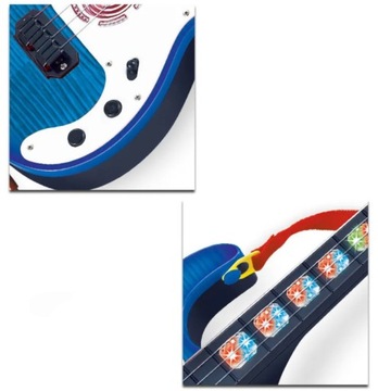 РОК-ГИТАРА ДЛЯ ДЕТЕЙ СВЕТ ИГРА ЗВУК ИНСТРУМЕНТОВ