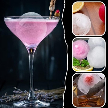 СИЛИКОНОВАЯ ФОРМА ДЛЯ КУБИКОВ ЛЬДА ФОРМА ДЛЯ КУБОВ ШАРИКИ БОЛЬШИЕ XXL