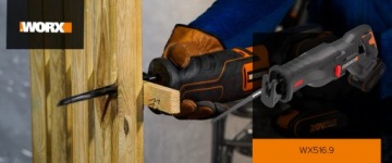 Сабельная пила WORX WX516.9, бесщеточная, 30 мм, 20 В