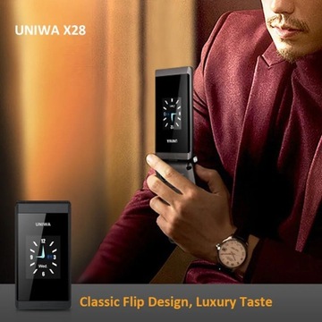 Dual SIM dual standby flip phone for business, feature phone for seniors