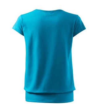 Женская футболка свободного кроя CITY lturquoise M