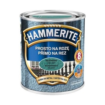 Hammerite Na Rdzę 0,7L ZIELONY MŁOTKOWY hamerite